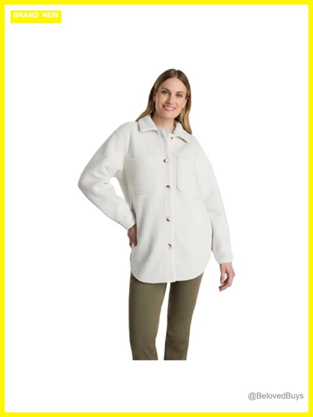 Fleece Shacket Cozy Soft Lightweight Warm Casual Outerwear